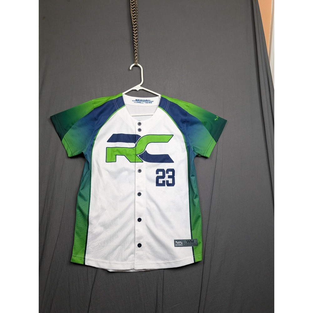 Boombah Women's Short Sleeve Jersey‎ With Green Size Medium